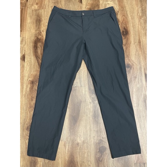 Lululemon ABC Classic Fit 5 Pocket Warpstreme Pants Men's 36x32 Black - Picture 1 of 9